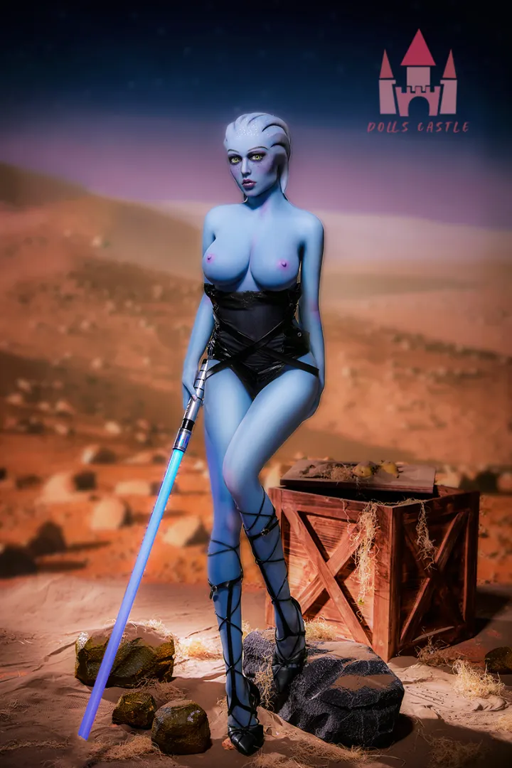 Patung Seks Alien Biru 156cm